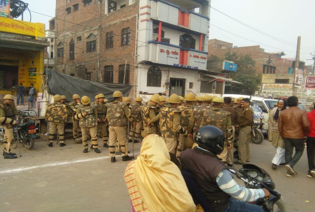 Bahujan Kranti Morcha Calls Bharat Bandh Posters in Muslim Area Police Alert