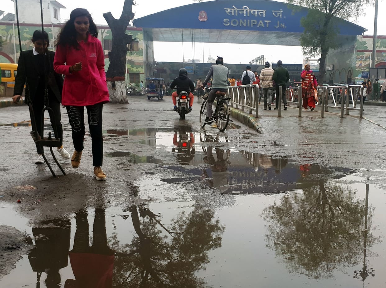 Average 6mm rainfall in sonipat, crops will benefit
