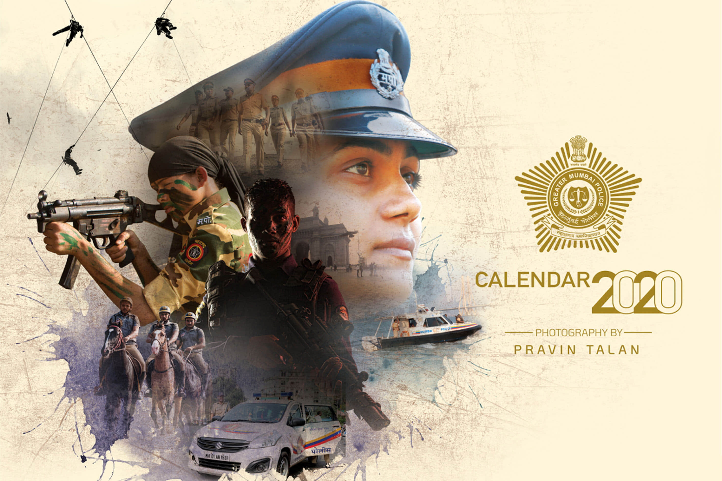 Mumbai Police release Calendar 2020 at umang event 2020 with Dharmendra Salman Khan Shah rukh Khan