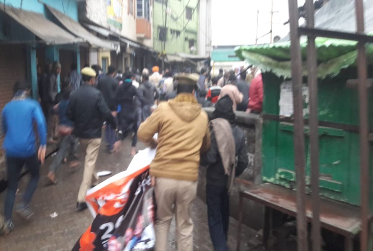 Caa Protests Muslim Closed Market in Kasganj District