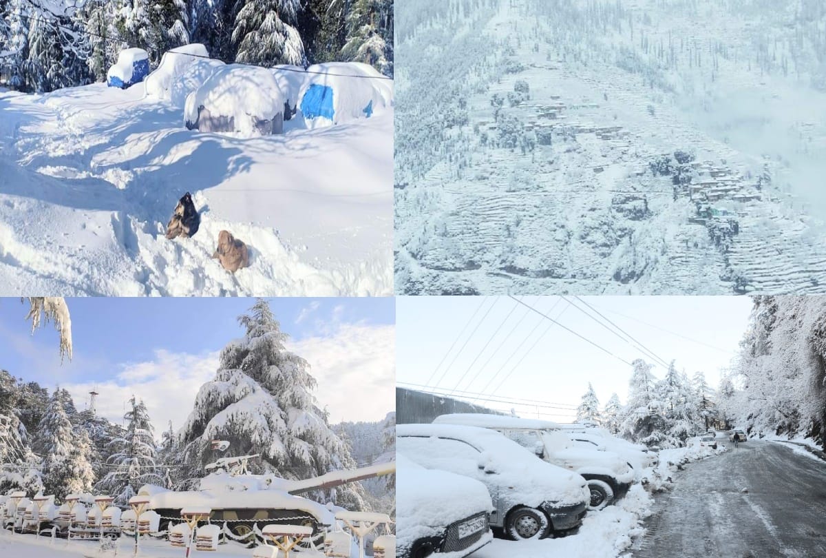 764 roads including four NH blocked due to snowfall in himachal, one dead