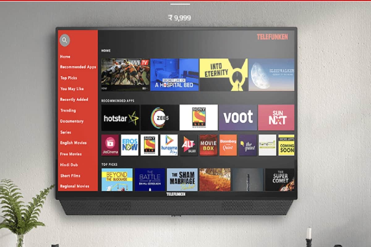 Telefunken launches 32inch HD Ready Smart TV TFK32QS with Bluetooth Technology at Rs 9990