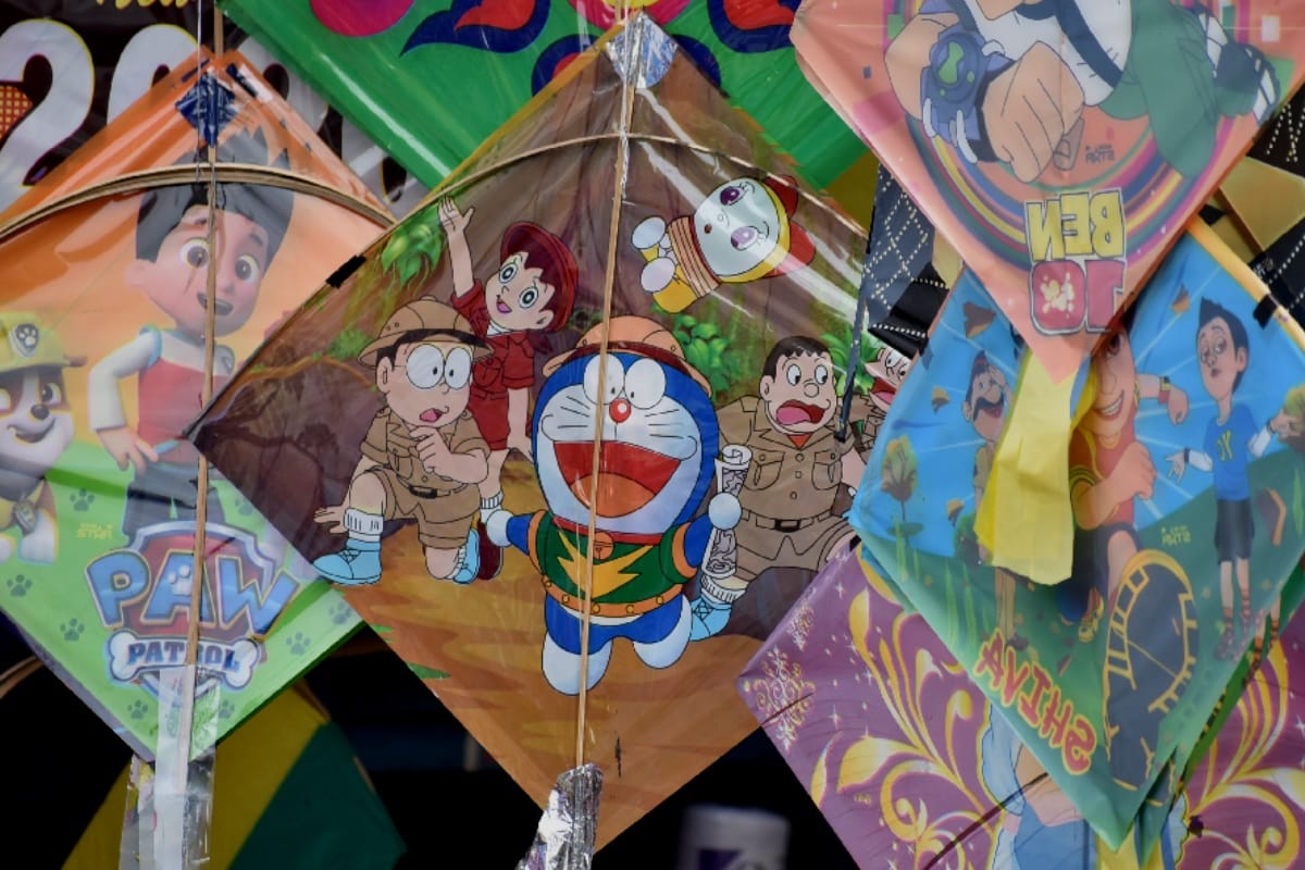 vasant panchami 2020: Kite flying competition in the sky