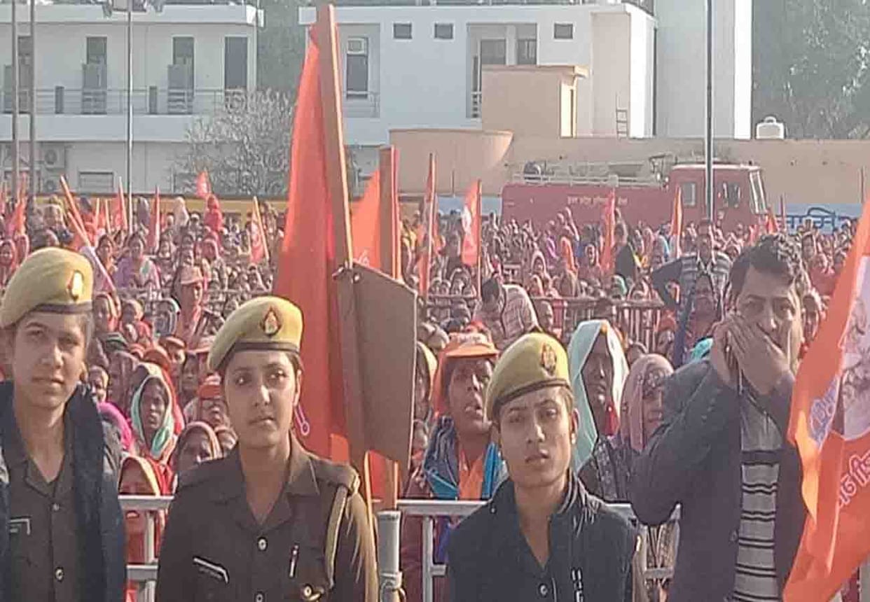 Ganga yatra grand welcome in Farrukhabad