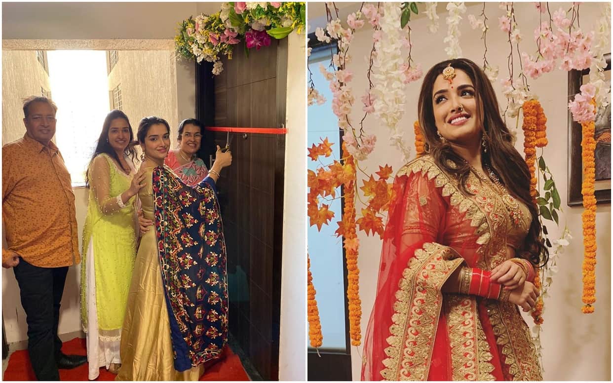 Amrapali Dubey Bhojpuri Actress Buys New House Shares Pic On Instagram