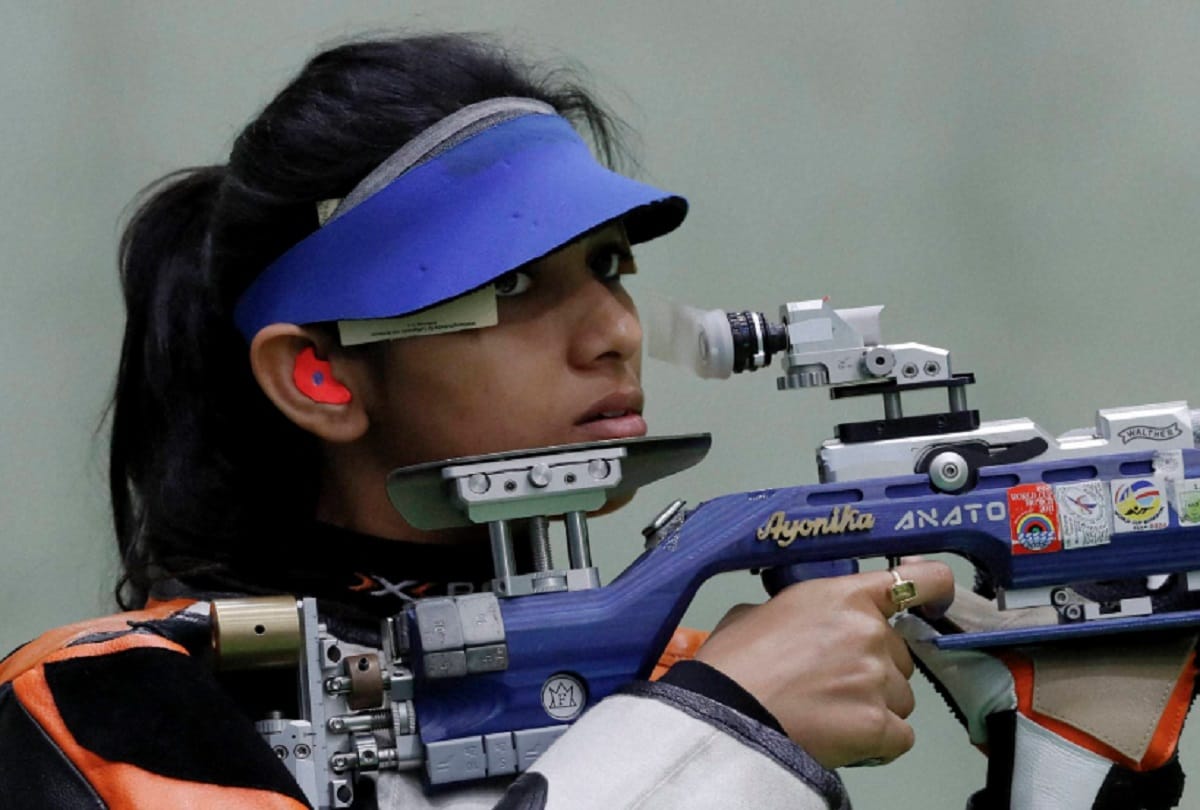 National shooting trials Ayonika Paul and Vijayveer Sidhu becomes winners
