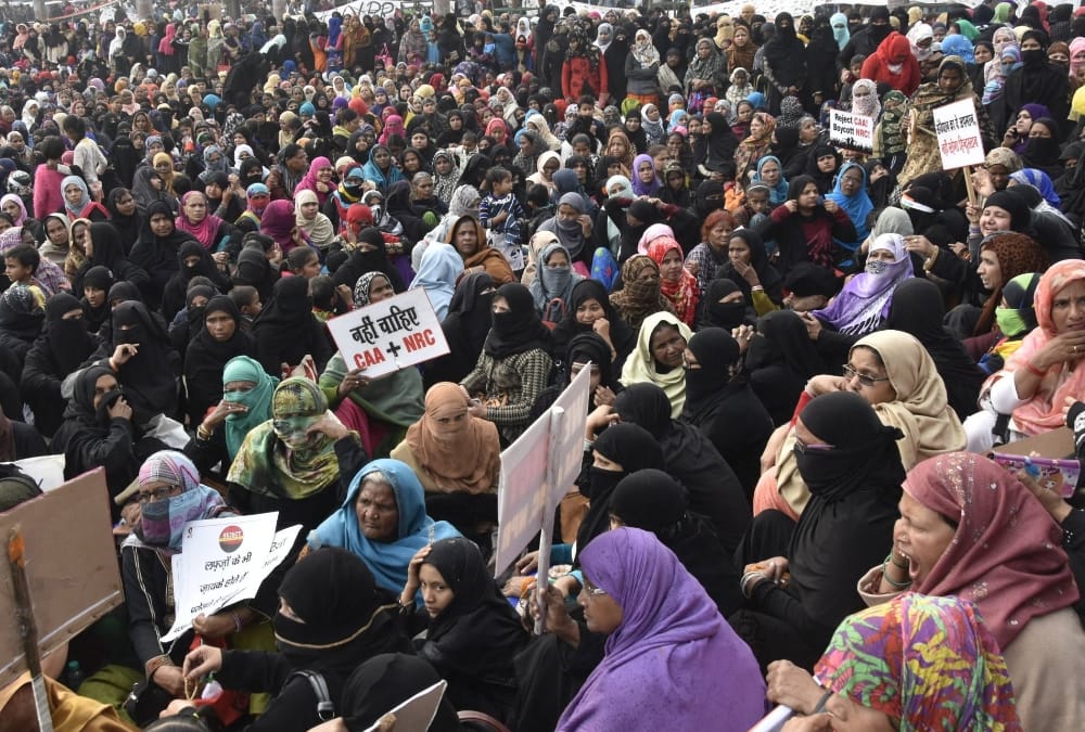 Notice against women protesting on Ghanta Ghar against CAA and NRC.