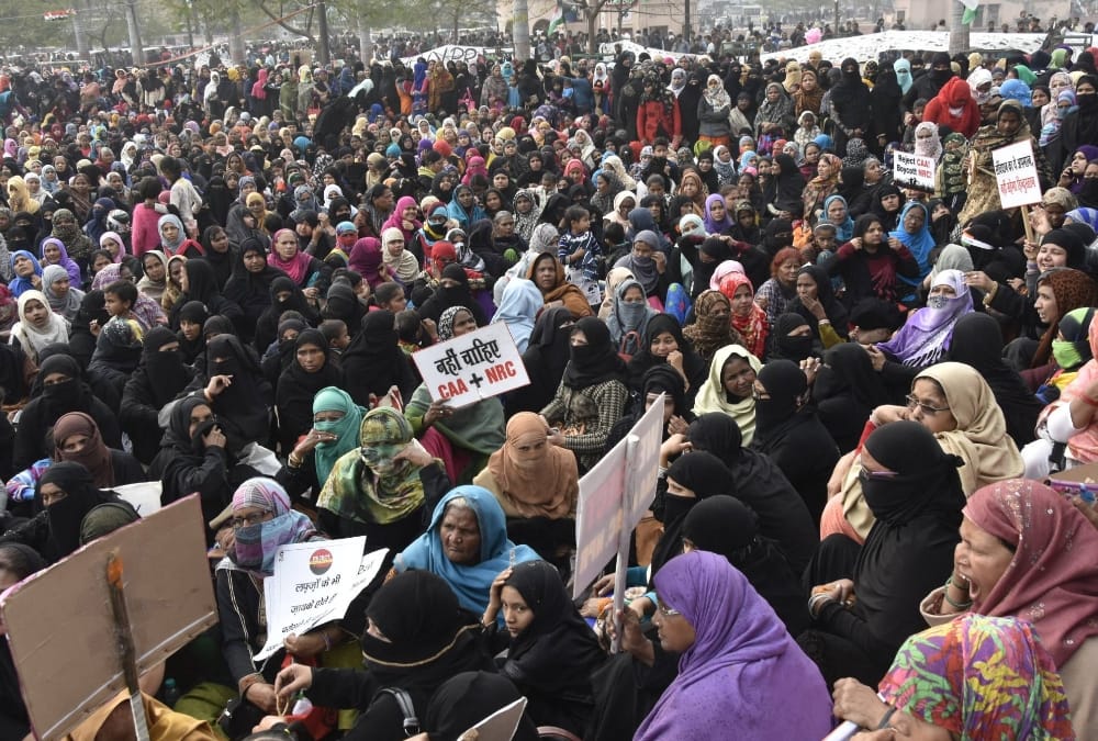 Notice against women protesting on Ghanta Ghar against CAA and NRC.