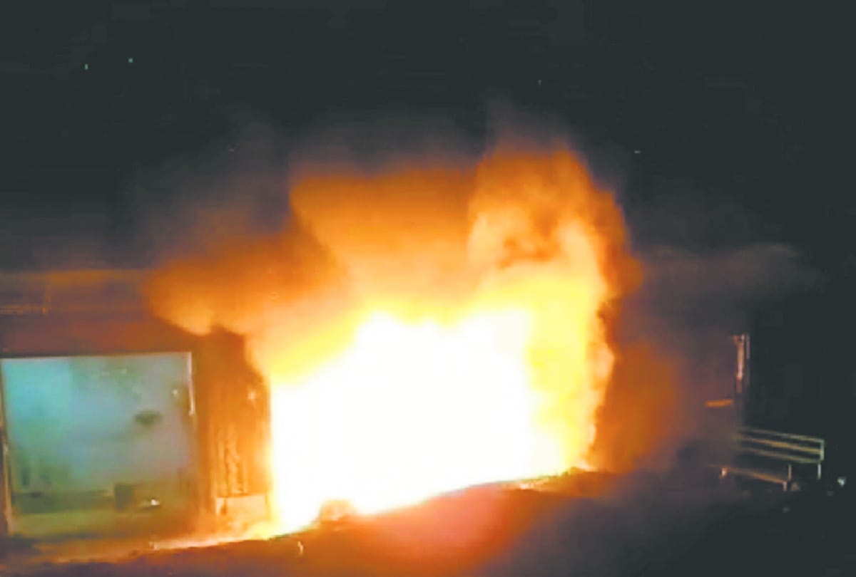 Fire in Furniture Market Chandigarh