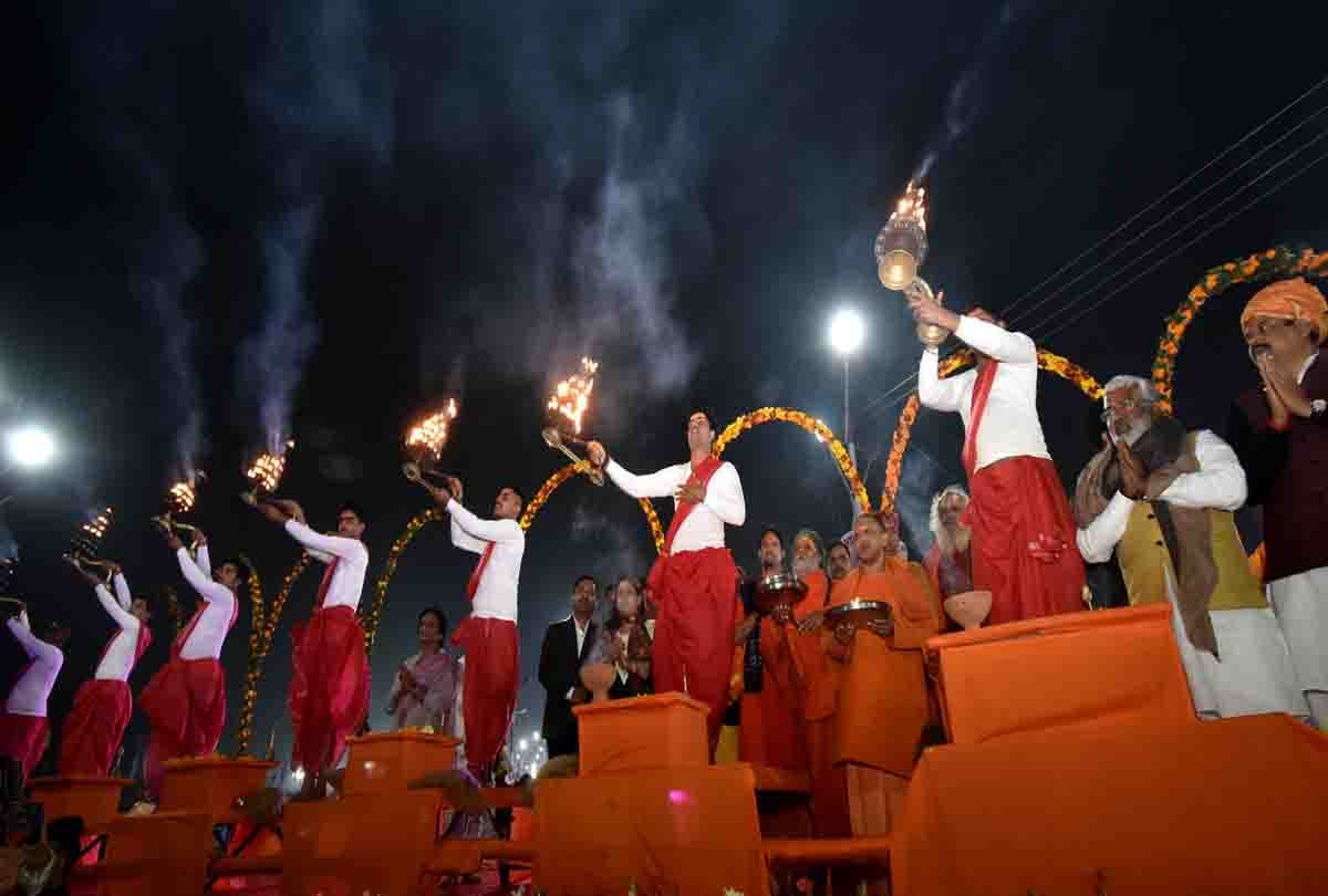 The yogi took a pledge to clean the Ganges