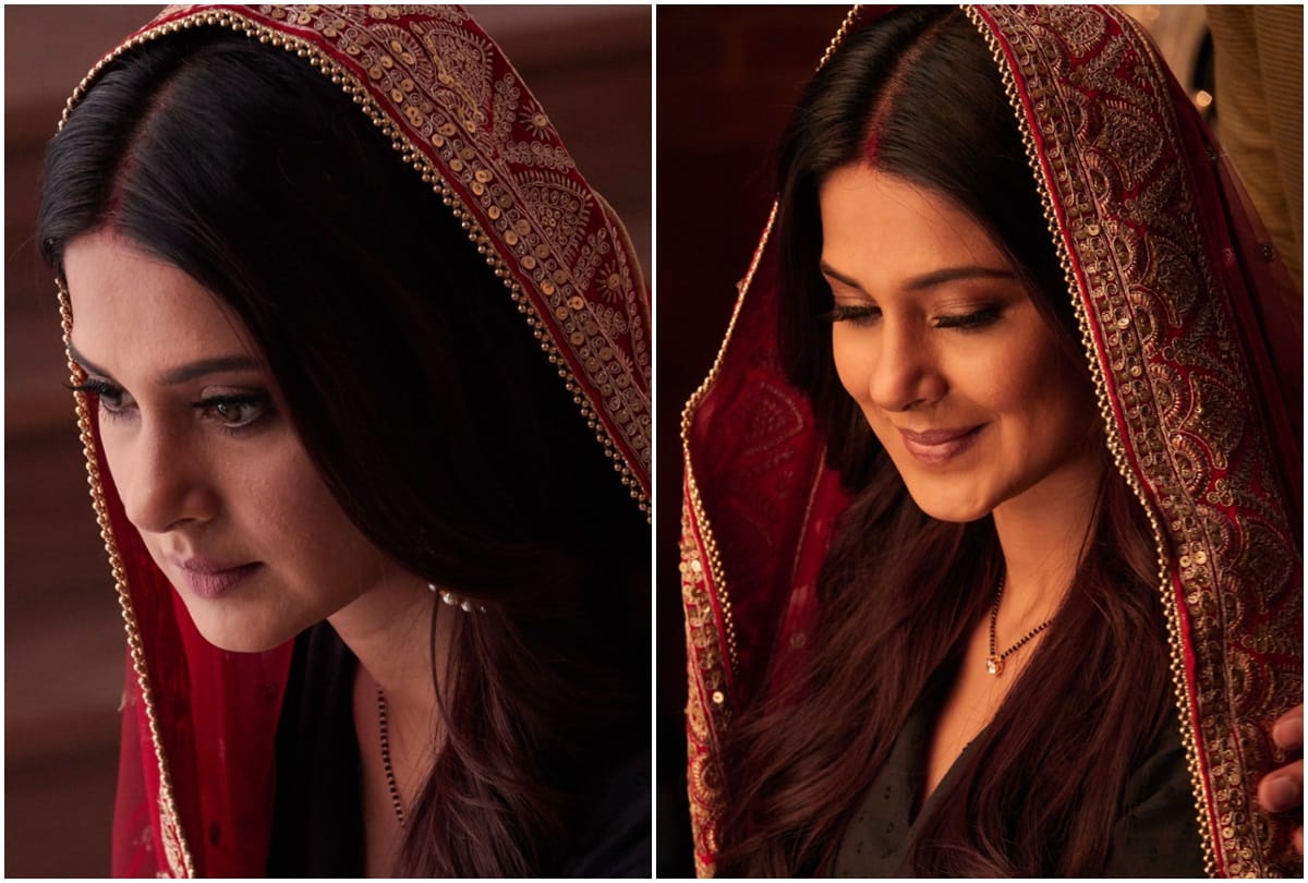 Beyhad Actress Jennifer Winget Wear Bridal Dupatta With Silver Work Worth Rupees 68000