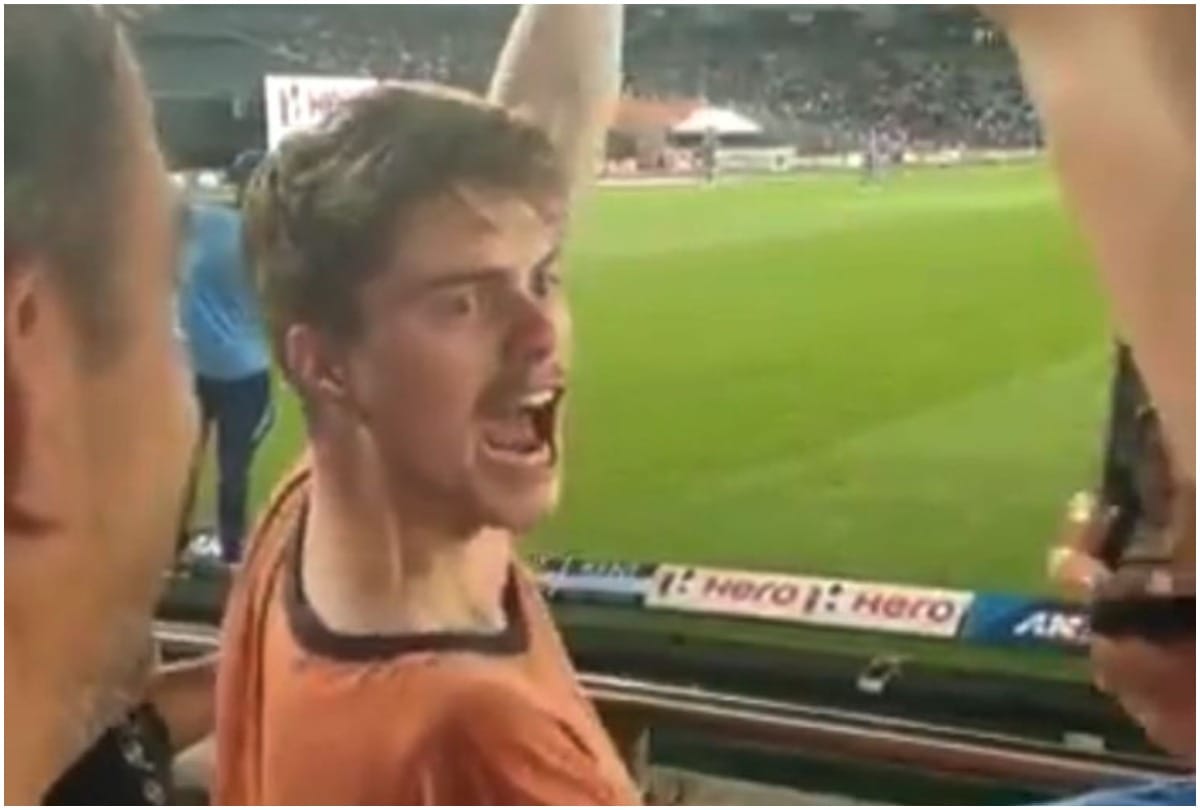 IND vs NZ New Zealand Fan Chanting Bharat Mata Ki Jai Video Goes Viral On Social Media