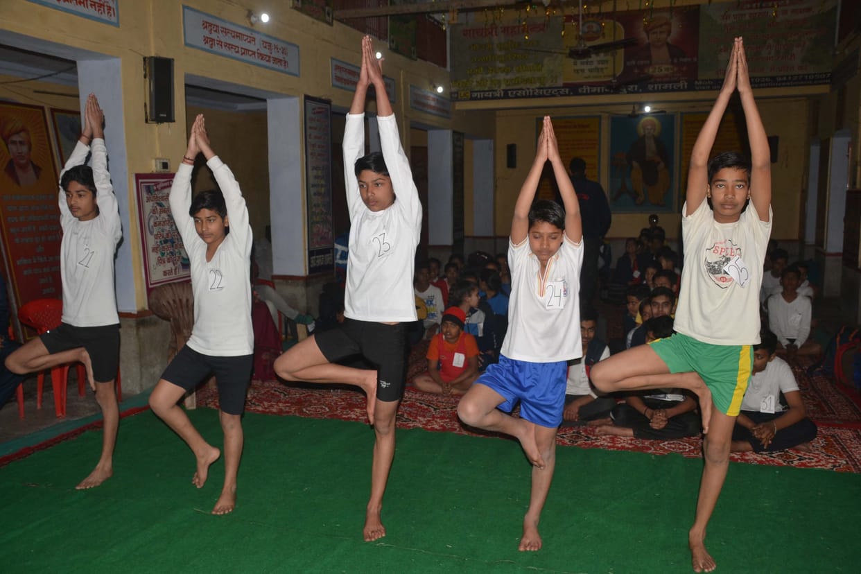 Yogasan topped the junior category of competition
