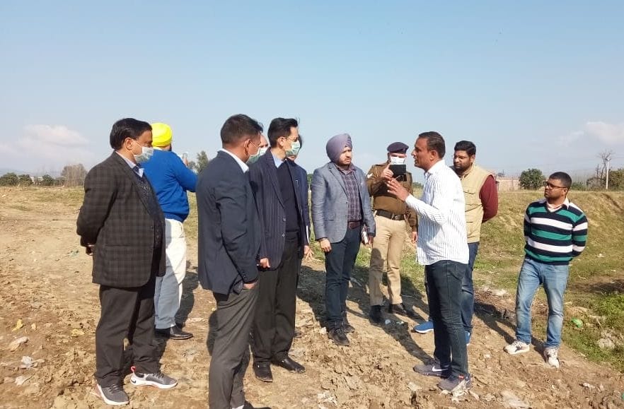 Inspection of land for bio gas plant
