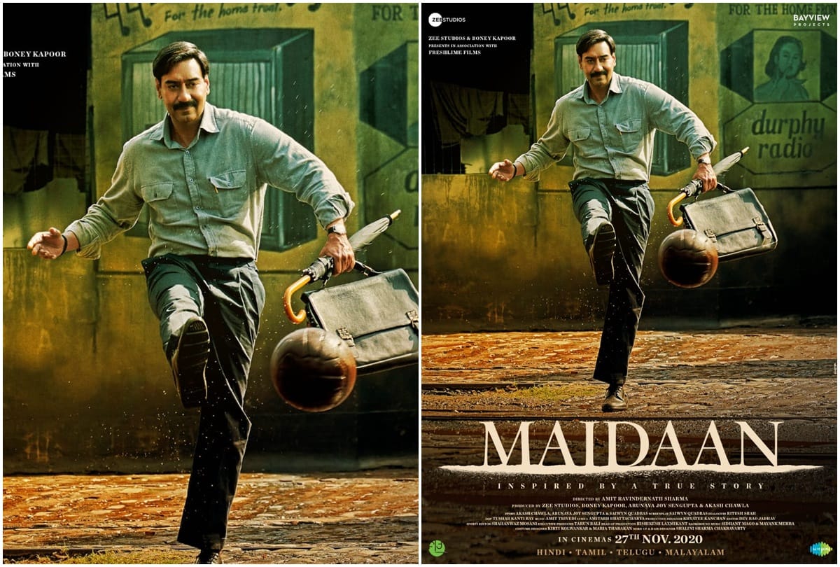 Ajay Devgn Starrer Film Maidaan Two Posters Are viral on social media