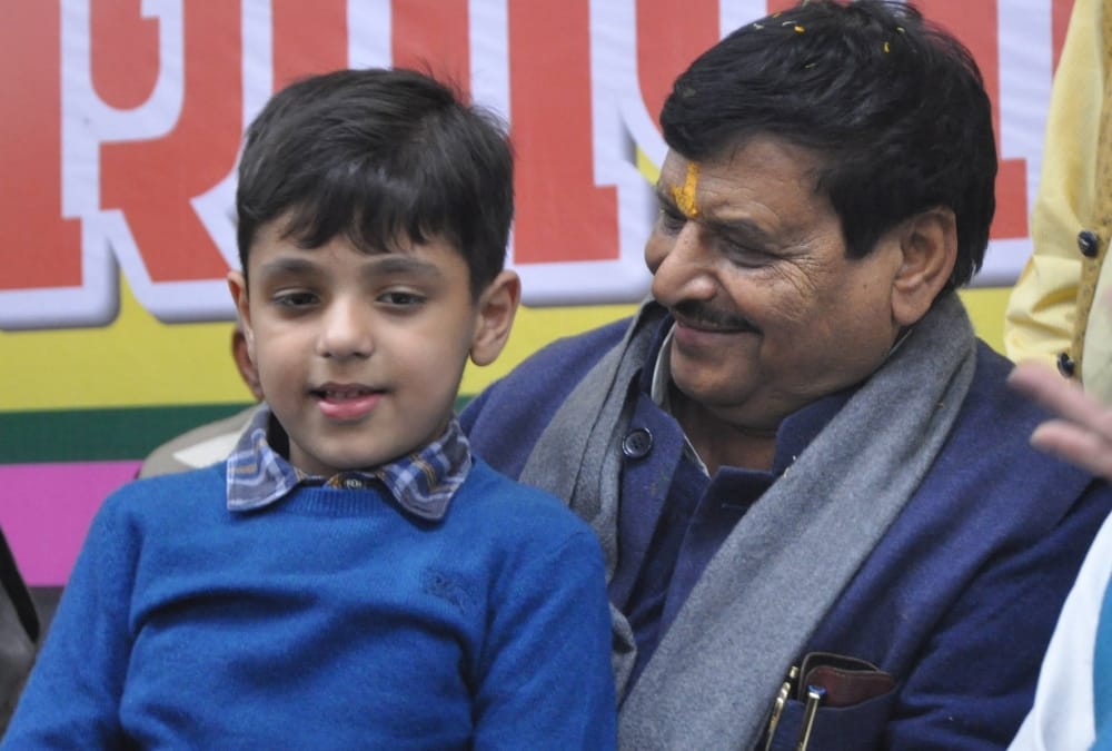 This is how Shivpal Singh Yadav celebrated his birthday.