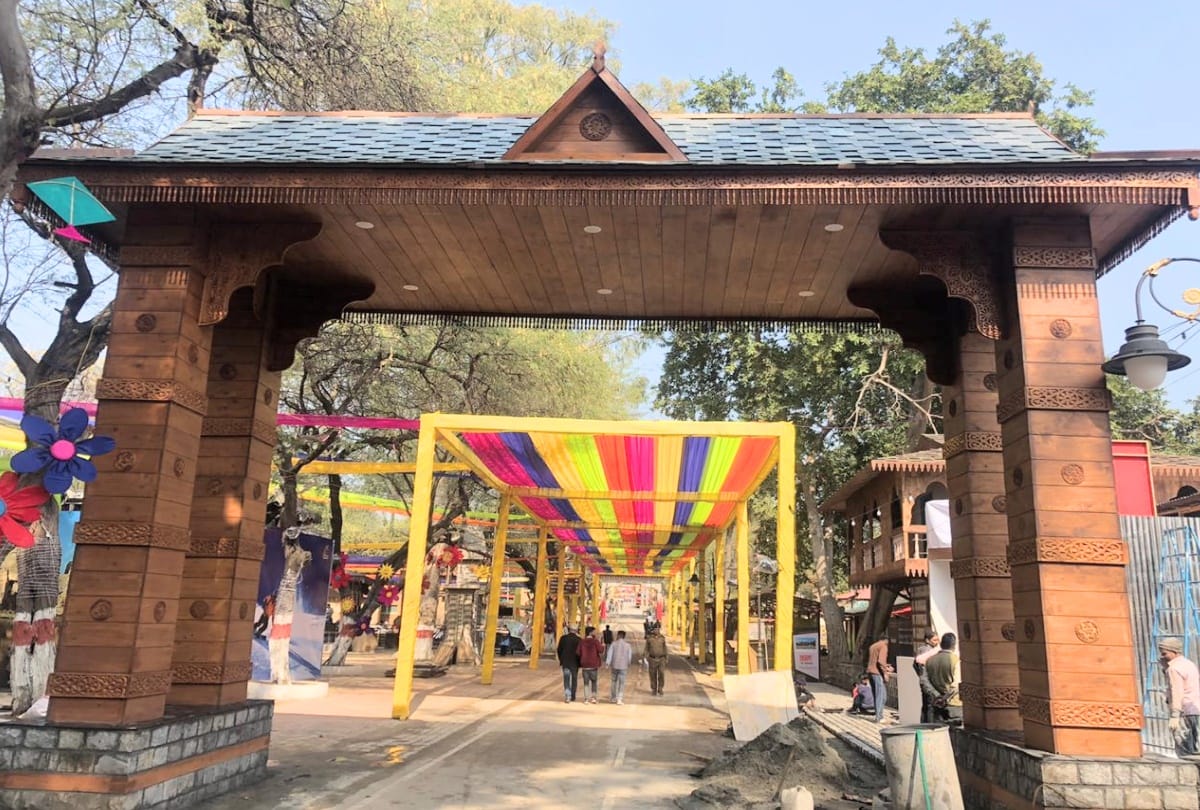 Surajkund Drone mapping of the fair area is being done