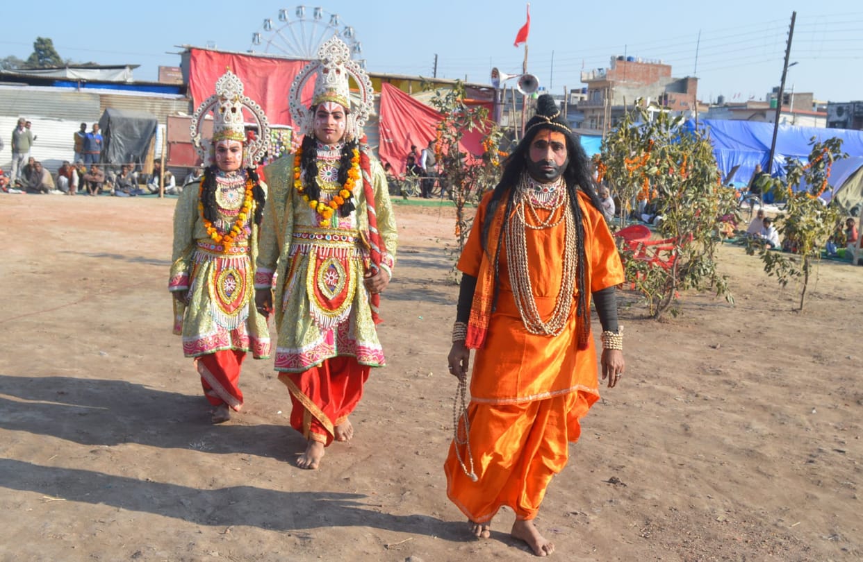 Ram and Lakshman reached Janakpuri with Guru Vishwamitra