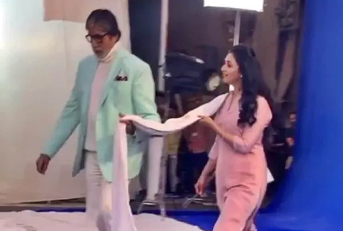 Amitabh Bachchan viral video with Divyanka Tripathi