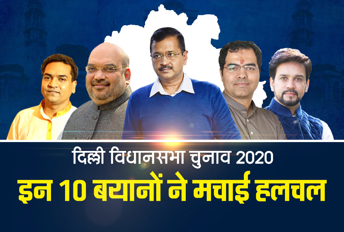 Delhi Assembly Election 2020: election campaign and fiery speeches of leaders