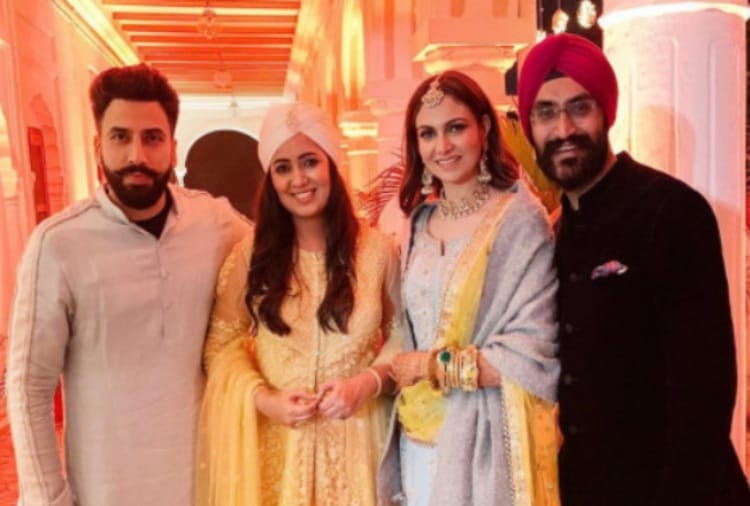 Simran Kaur Mundi Wedding with Gurdas Maan Son Gurikk Maan