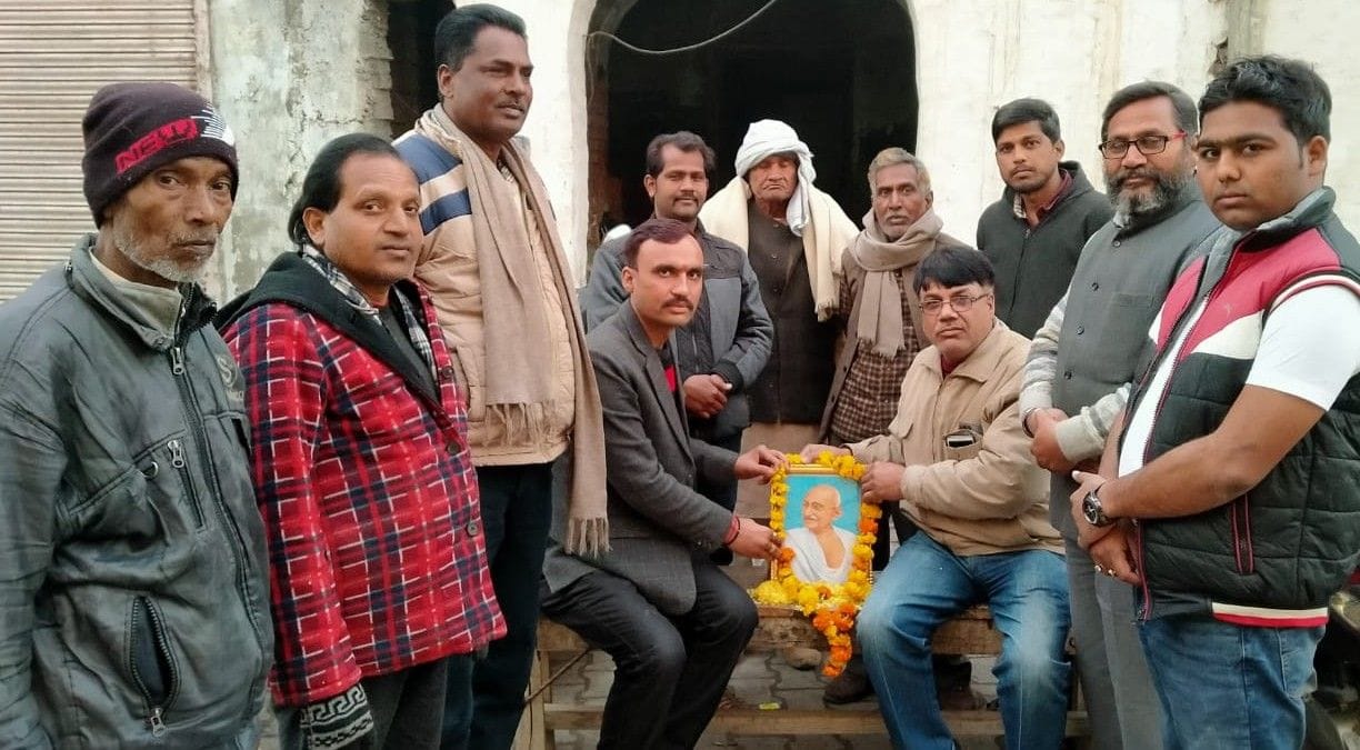 keep your city clean and tribute to gandhijee
