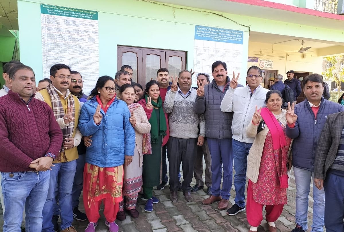 Ashok Mehra elected President of Sujanpur Nagar Parishad
