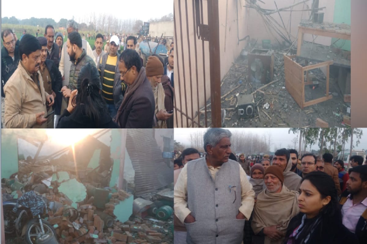 Fierce fire set in a firecracker factory and five peoples killed in Shamli of Uttar Pradesh