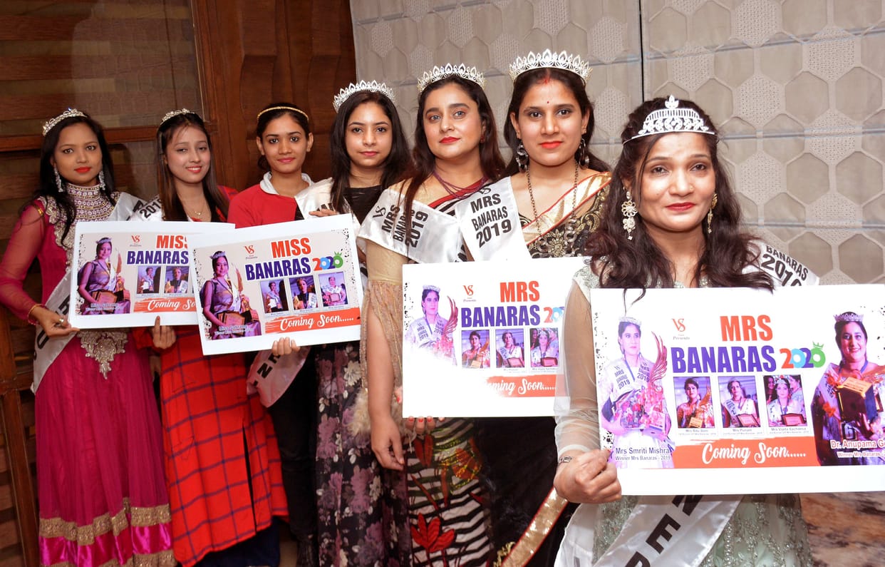 Poster launch of MISS Varanasi Competitiveness-2020, audition on 29th March