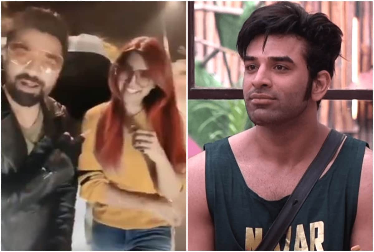 Bigg Boss Ex Contestant Ajaz Khan Share Video With Paras Chhabra Girlfriend Akanksha Puri
