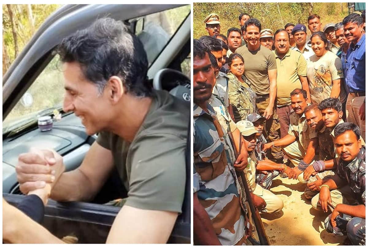Akshay Kumar Man vs Wild shooting picture leaked