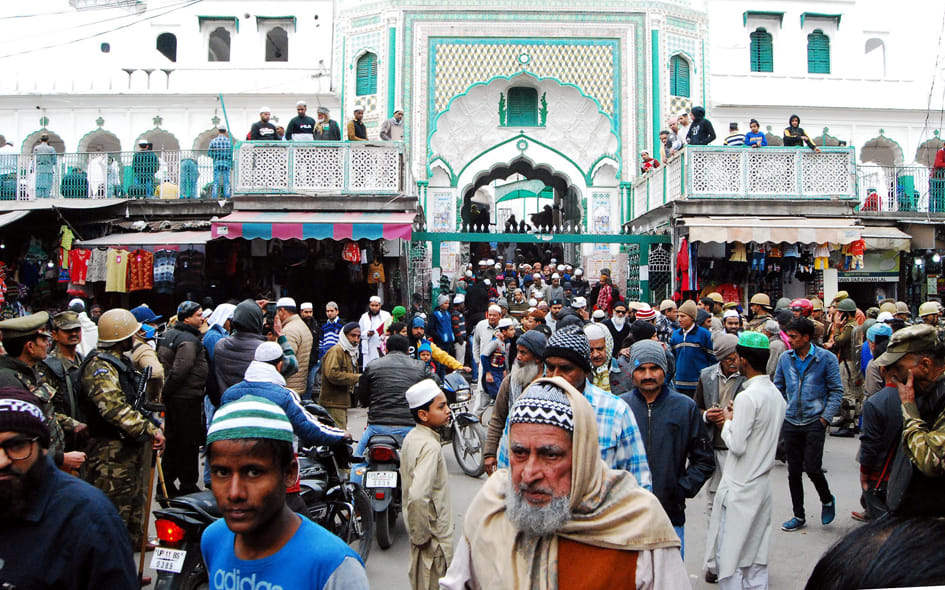 Police has been alerted to the Namaz prayers