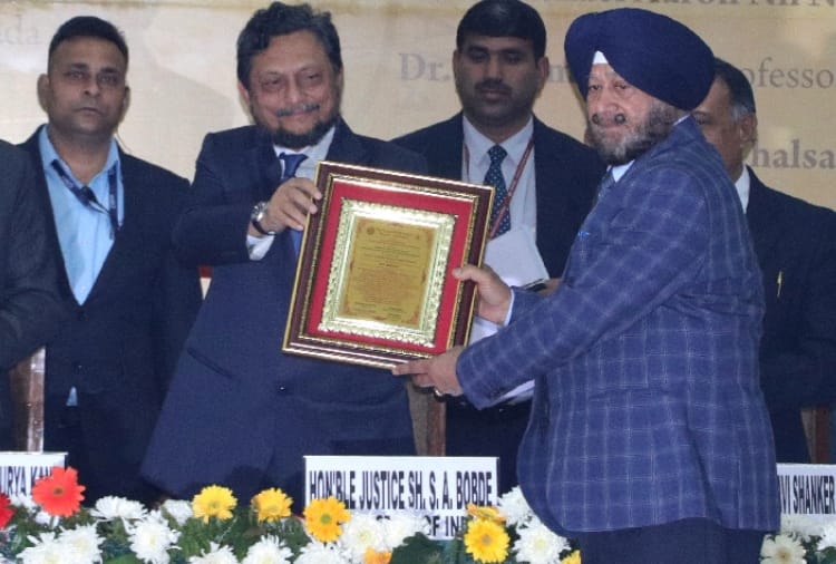 Chief Justice Sharad Arvind Bobde reached International Conference at Chandigarh