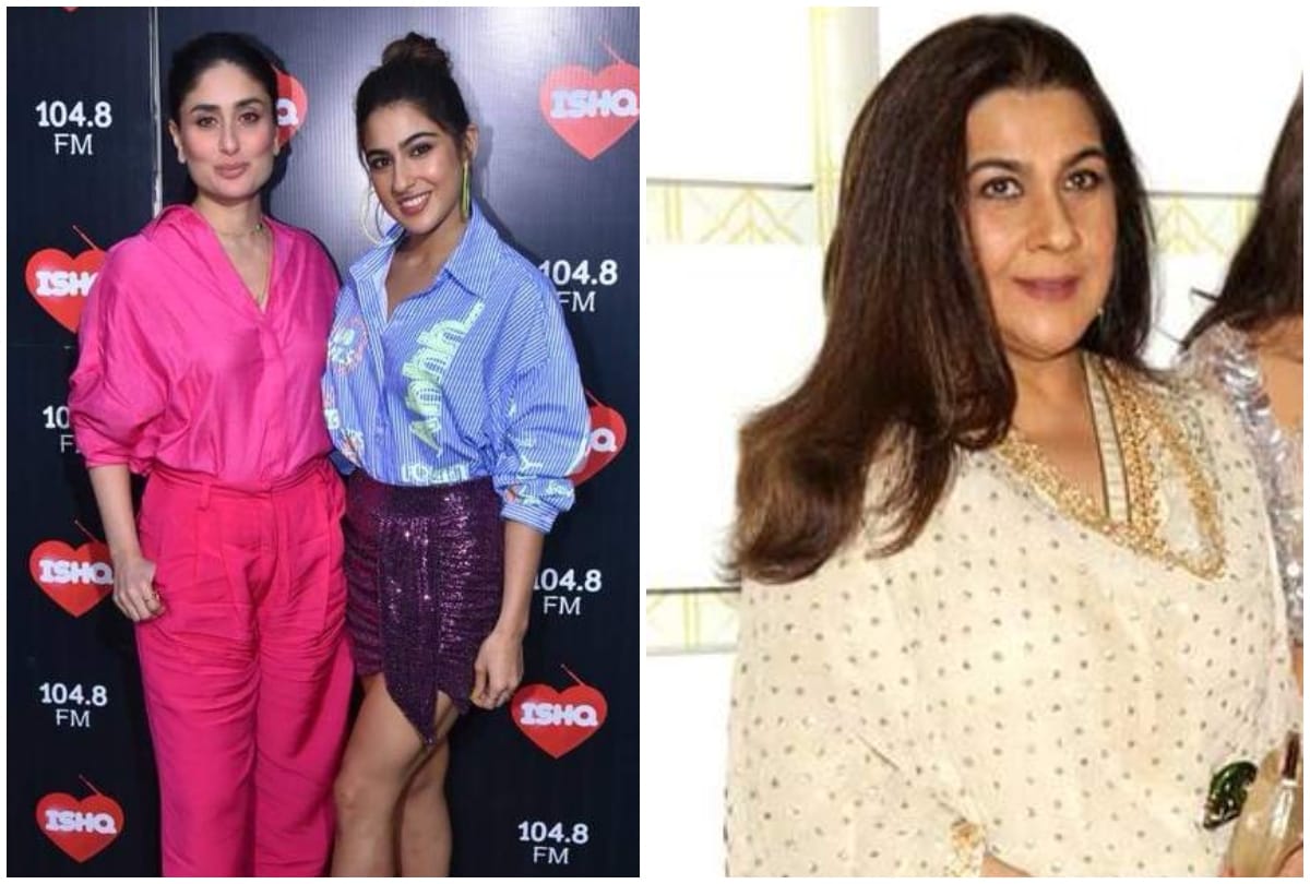 Sara Ali Khan spotted Kareena Kapoor chat show what women want Amrita Singh steal the limelight