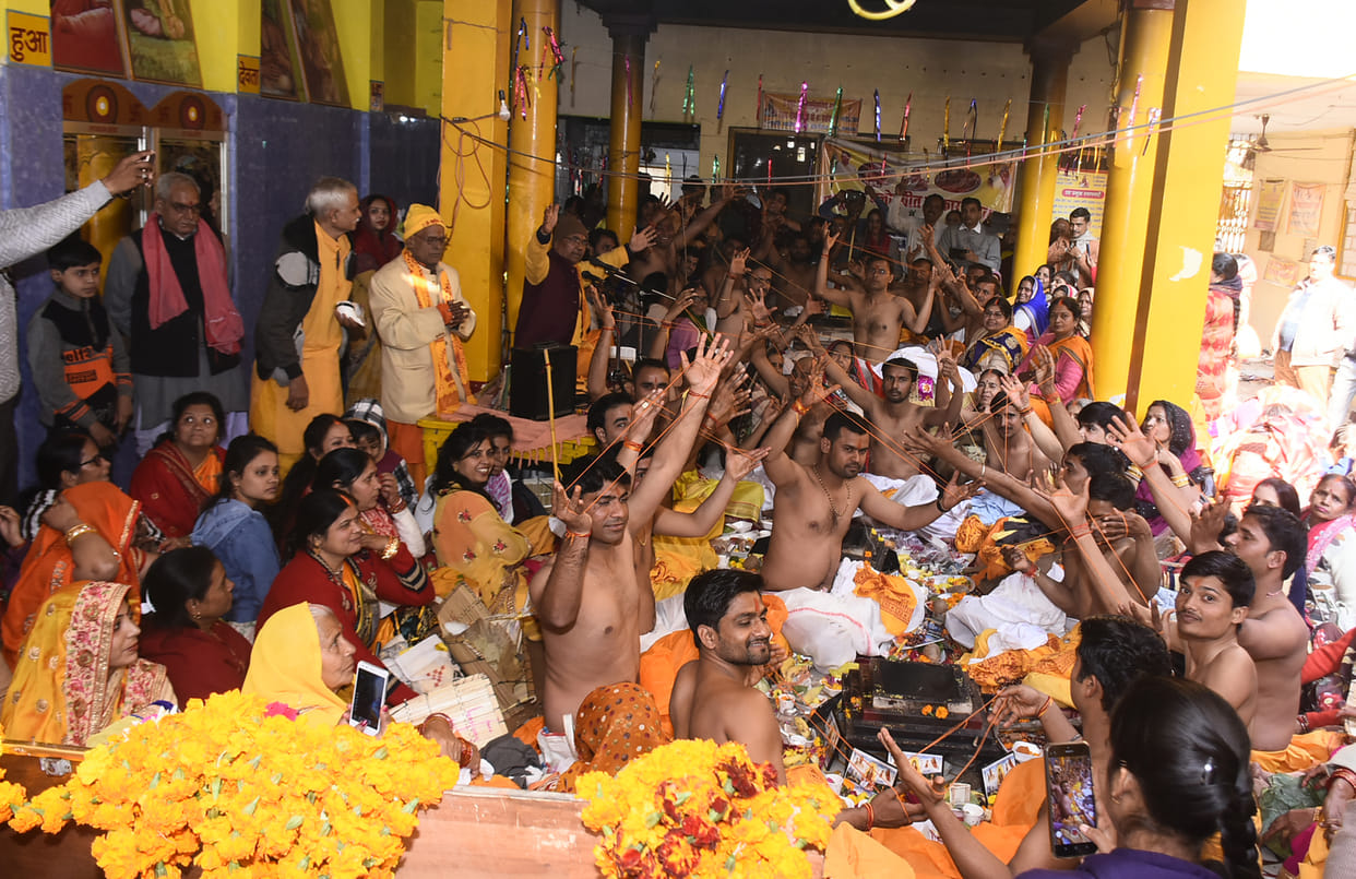 Celebrated Shriram Acharya's birthday with great pomp
