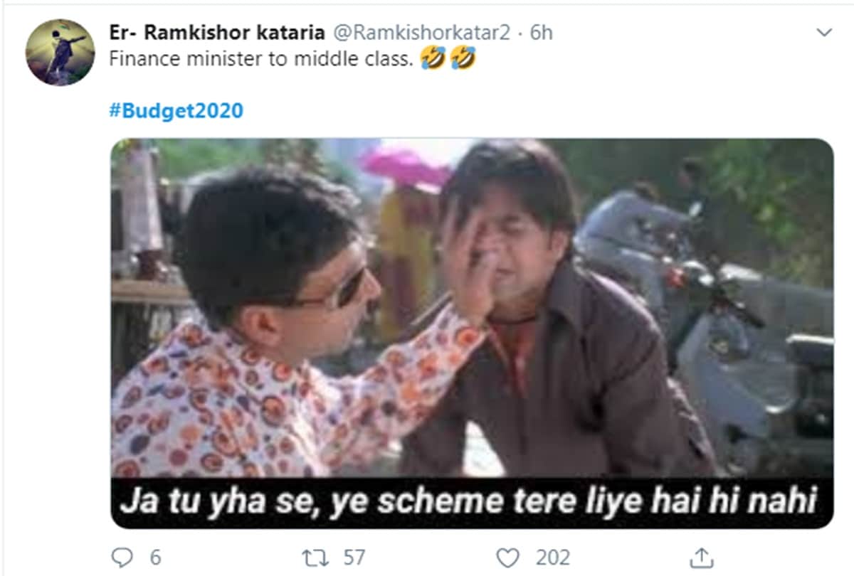 Budget 2020 Middle Class after every budget Funny Memes Goes Viral