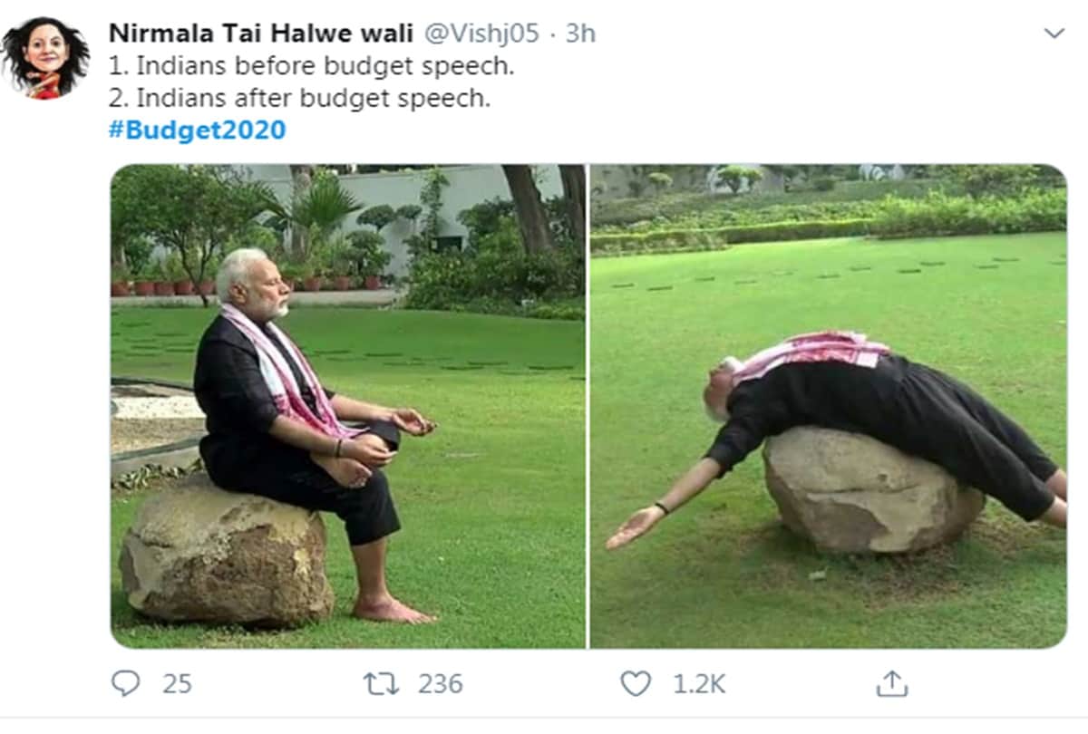 Budget 2020 Middle Class after every budget Funny Memes Goes Viral