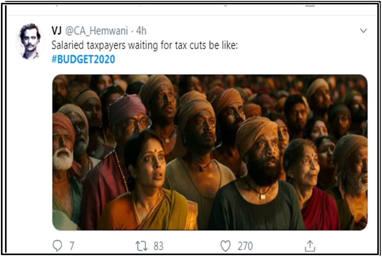 Budget 2020 Middle Class after every budget Funny Memes Goes Viral