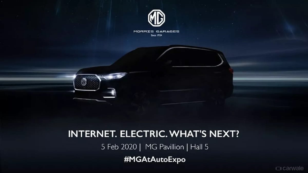 MG Motor will debut toyota fortuner, ford endeavour rival MG MG Gloster SUV in auto expo 2020