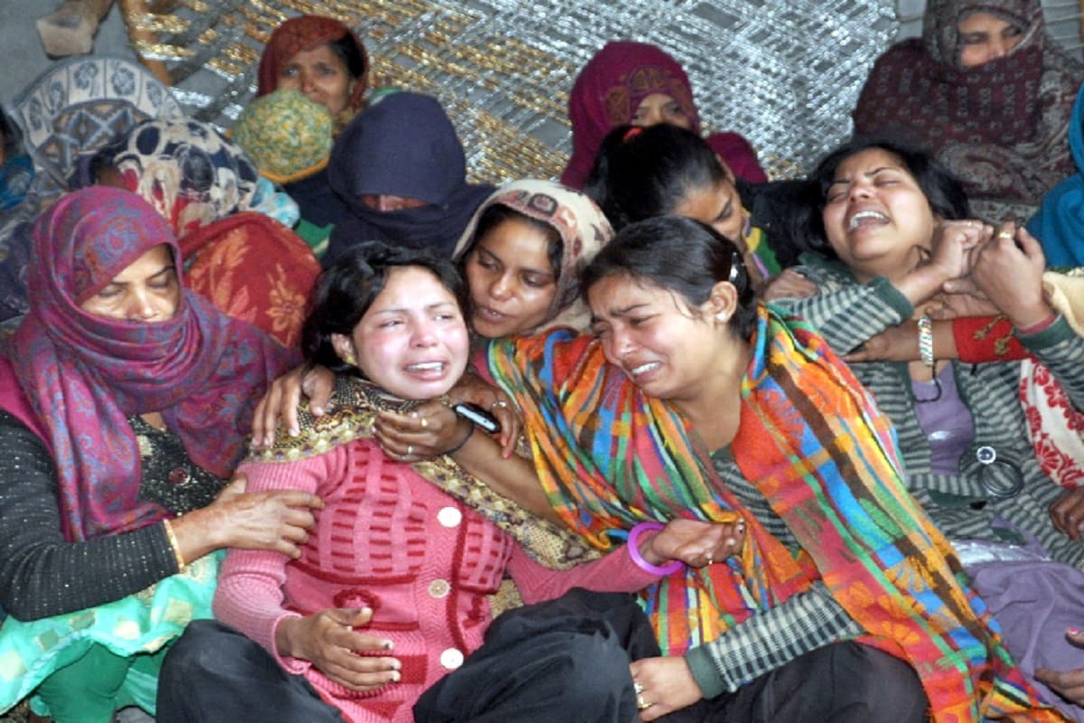 Three women was funeral in Shamli district of Uttar Pradesh