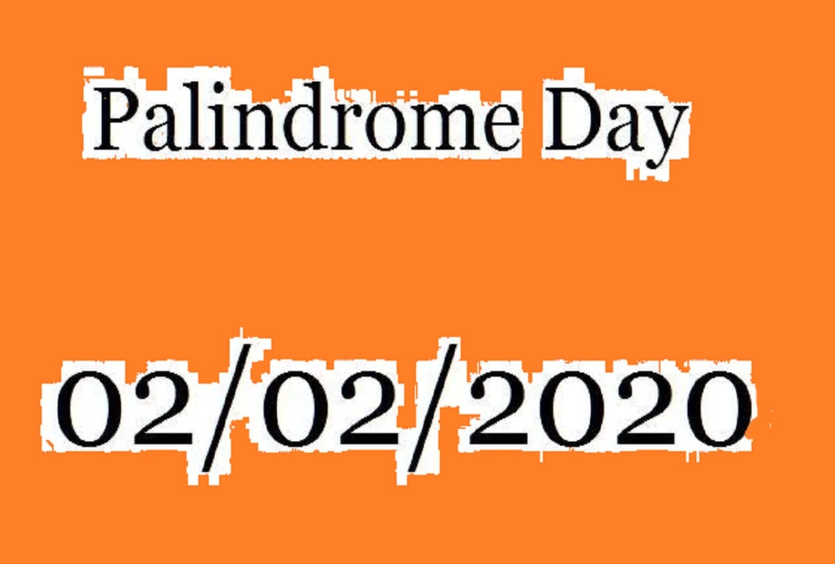 Sunday date written same forward and backward across globe for first time in 900 Years