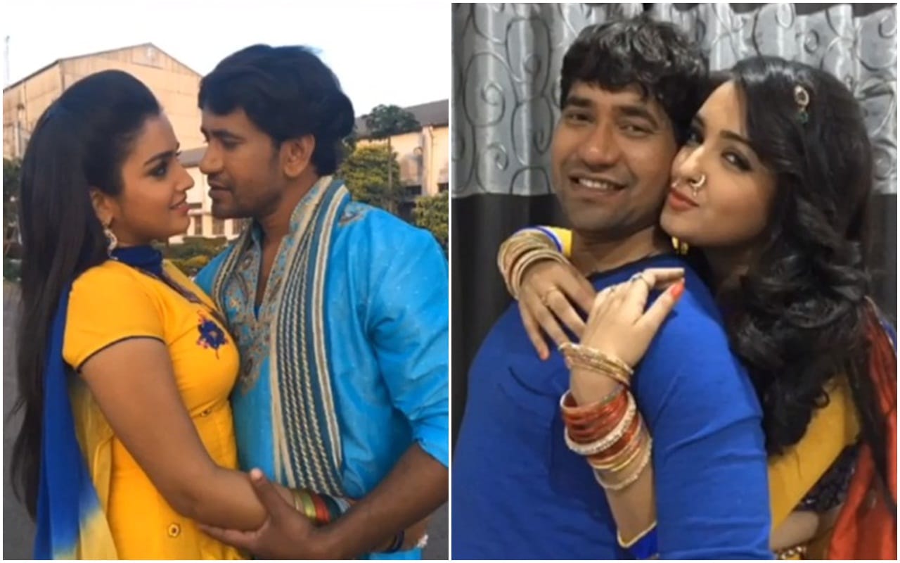 Amrapali Dubey Says I Love You To Nirahua Birthday Wishes Post