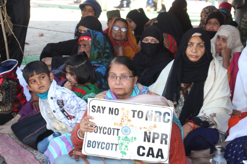 one more shaheen bagh, People sitting on strike with women from one week against CAA, NRC
