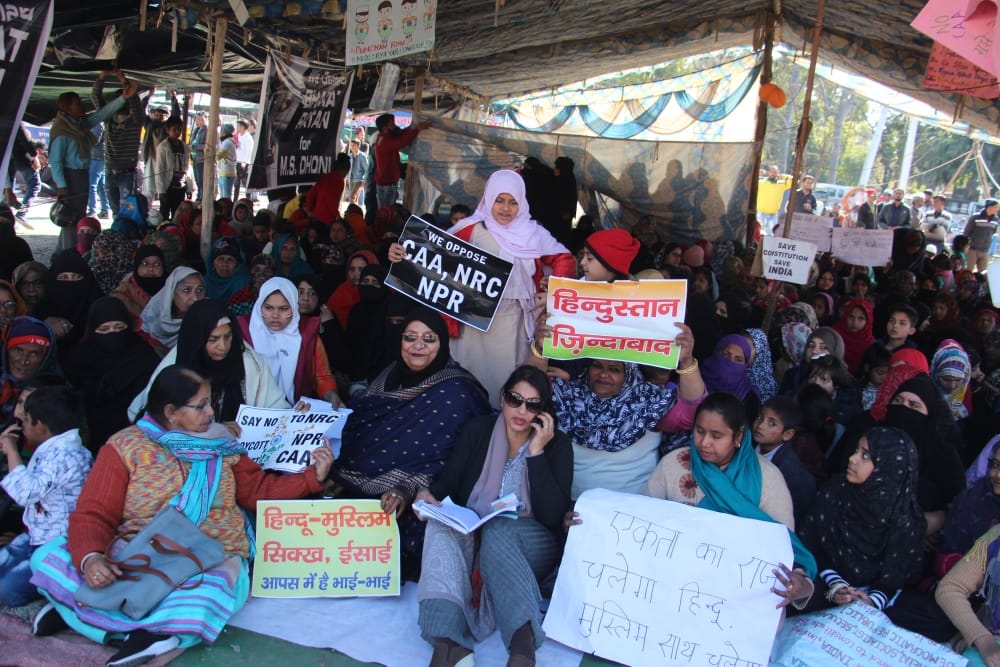 one more shaheen bagh, People sitting on strike with women from one week against CAA, NRC