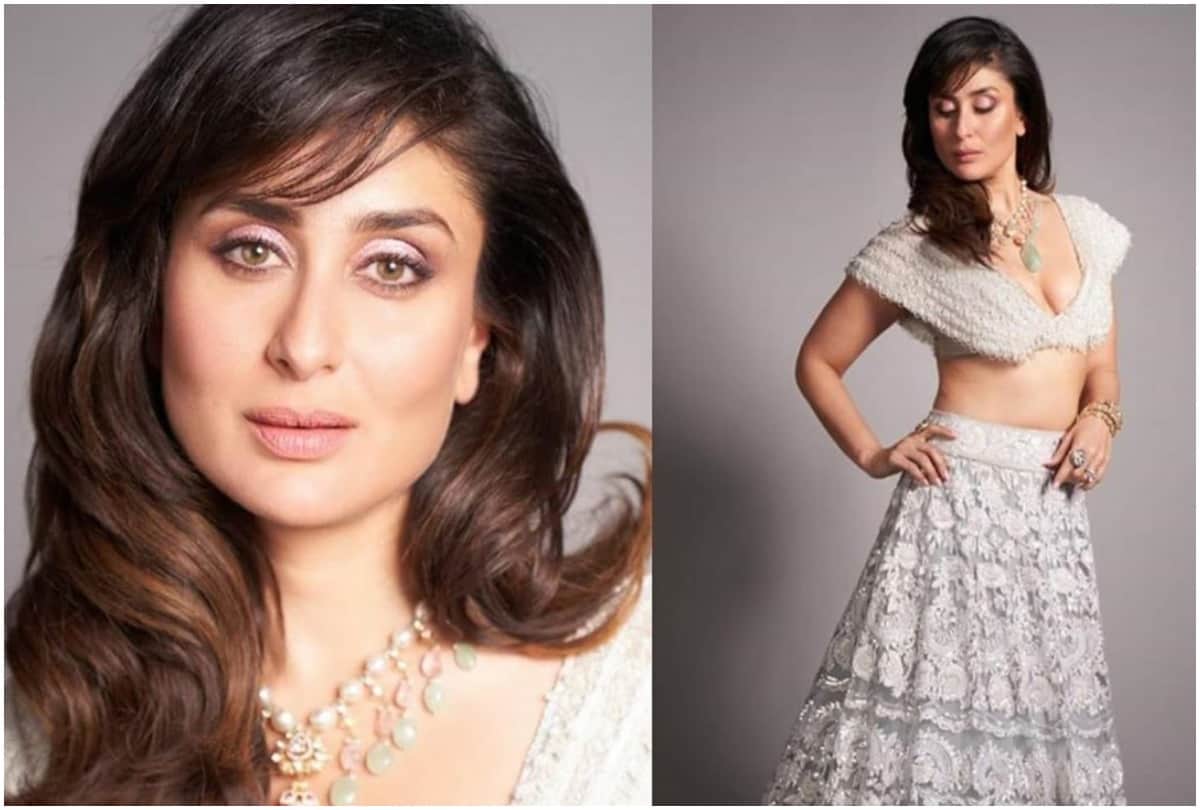 kareena kapoor walk on ramp with kartik aryan in manish malhotra lehenga