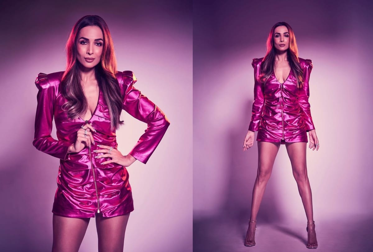 malaika arora dressed in silver dress in sister amrita arora birthday party