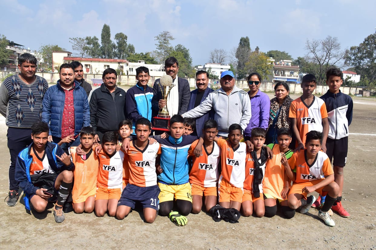 Nainital won the final match defeated Champawat in the under-14 football competition
