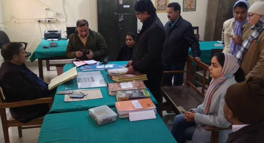 apar aayukt inspection the nagar paalika sardhna