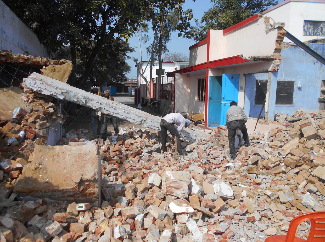 DIOS OFFICE DAMAGE BY TEAM