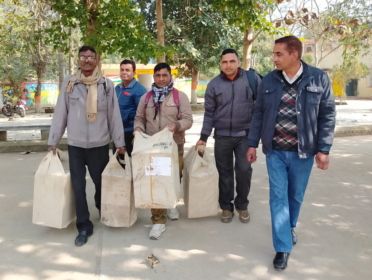 By-election today, polling party arrived